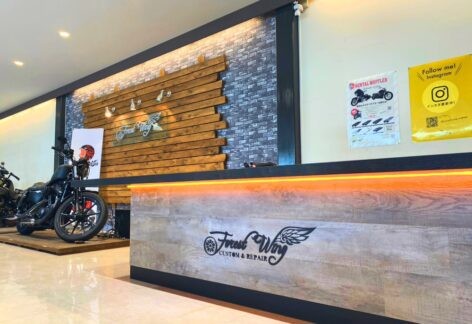 愛知県名古屋市のバイクショップ【Forest Wing】様の店舗デザイン施工事例